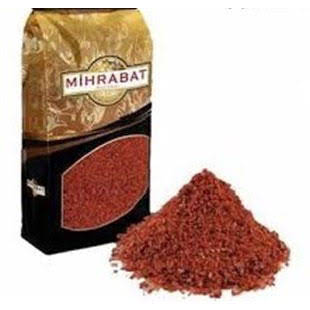 Kırmızı pul biber 1000 gramlık paketler halinde Mihribat marka yüzde yüz organik