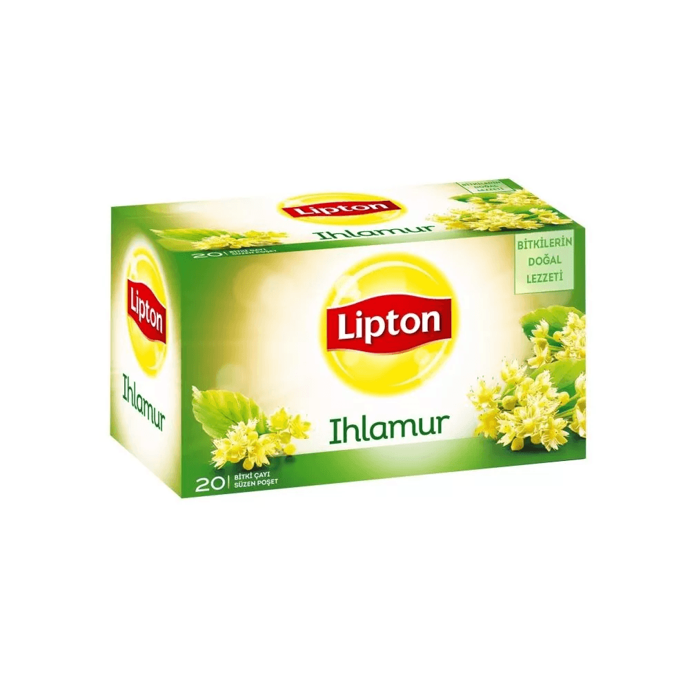 Ihlamur çayı bardak süzen poşeti kutuda 20 adet Lipton marka koli içi 12 adet
