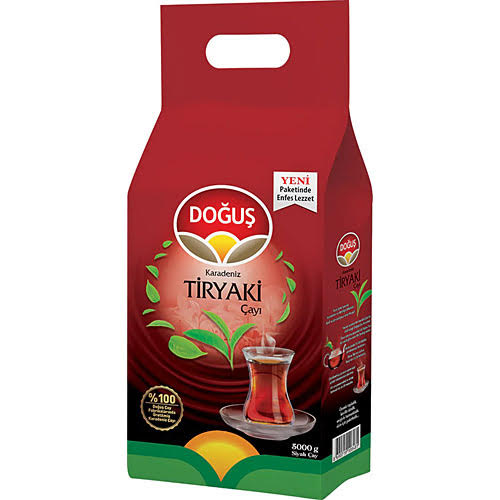 Tiryaki siyah çay 5000 gramlık paketler halinde kolide 2 adet Doğuş marka