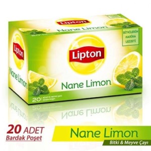 Lipton Bardak Çay 2 Gr X 20 (Nane-Limon) ( 1 Koli ) Koli İçi 12 Adet