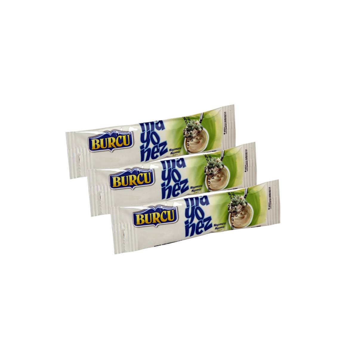 Mayonez poşetli ambalaj servis için 9 gramlık paketlerde kolide 500 adet Burcu marka
