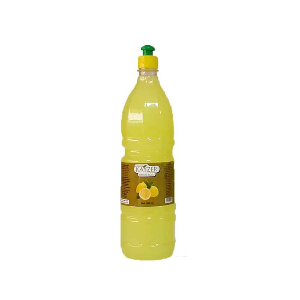 Limon suyu 500 gramlık ambalajlarda Kayzer marka restoran ve kafeler için ideal limon suyu